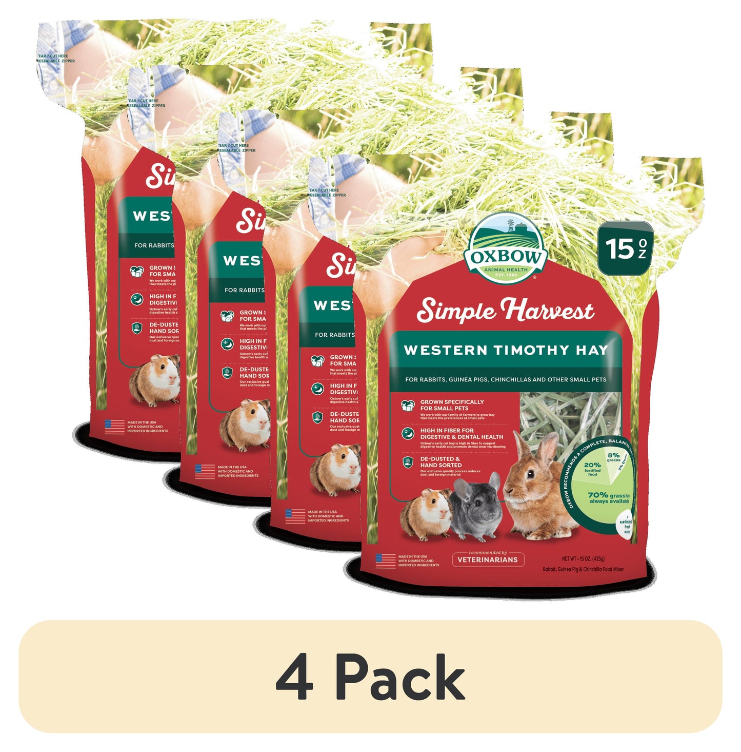 Simple Harvest Western Timothy Hay 15Oz.