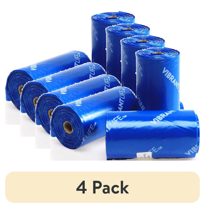 (8 Pack)  Dog Poop Bags, Leak Proof, Strong Waste Bag for Dogs, 15 Count