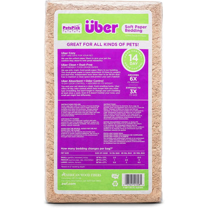 28L Natural Uber Pet Bedding for Small Animals
