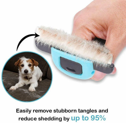 Professional Pet Brush - Grooming and Deshedding Tool for Cats and Dogs