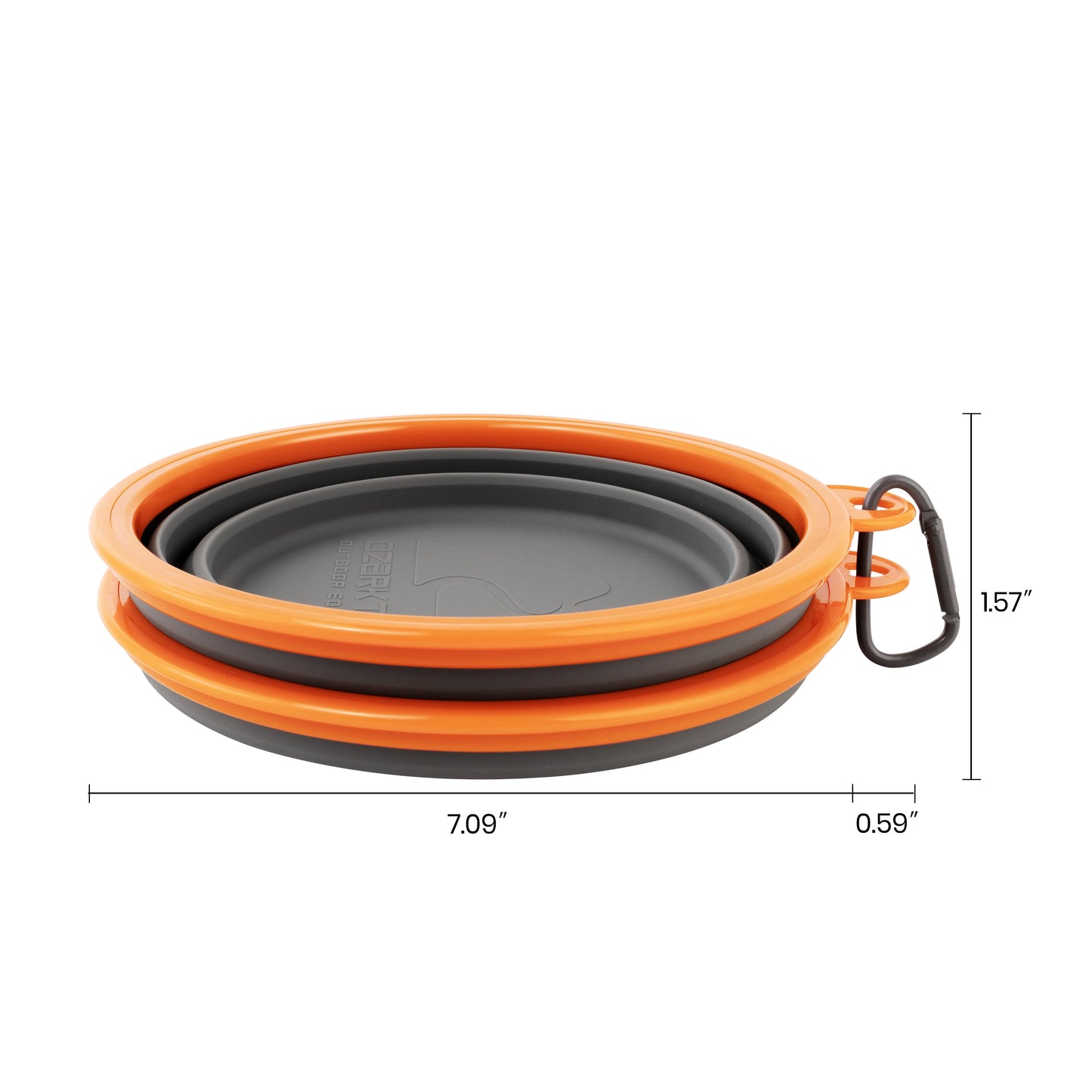 2 Pack Dog Travel Bowls Portable Foldable Dog Water Dish Bowl for Pets