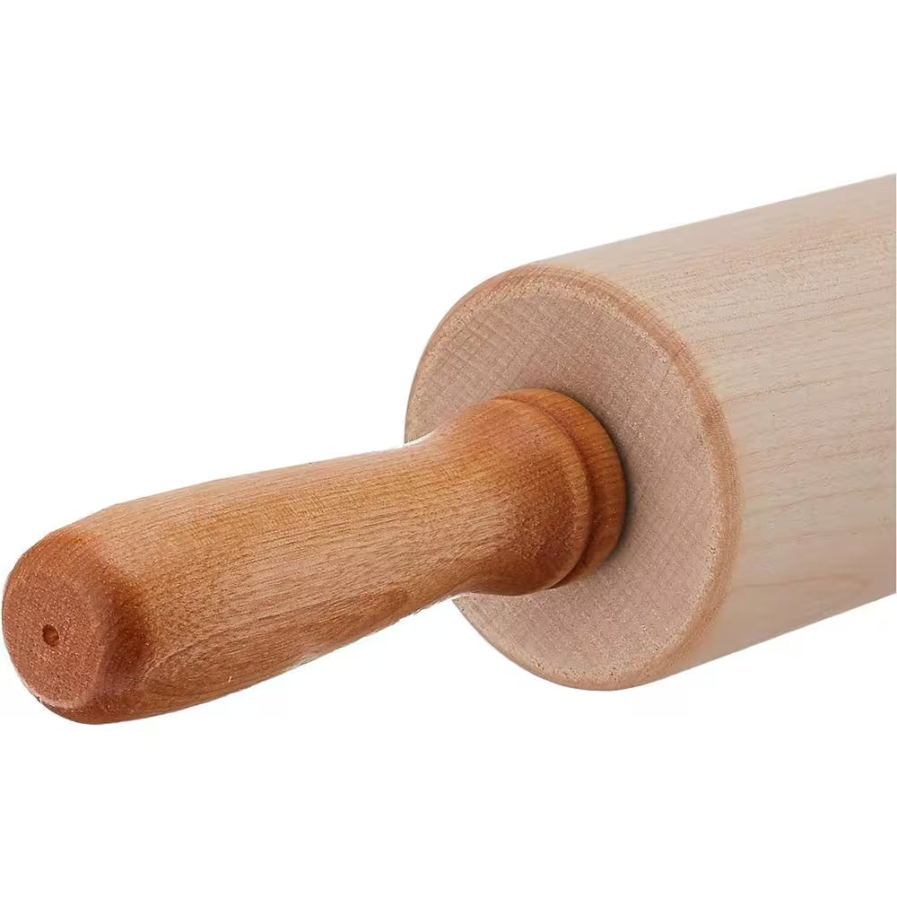 12 In. By-2-3/4 In. Hardwood Maple Medium Gourmet Rolling Pin