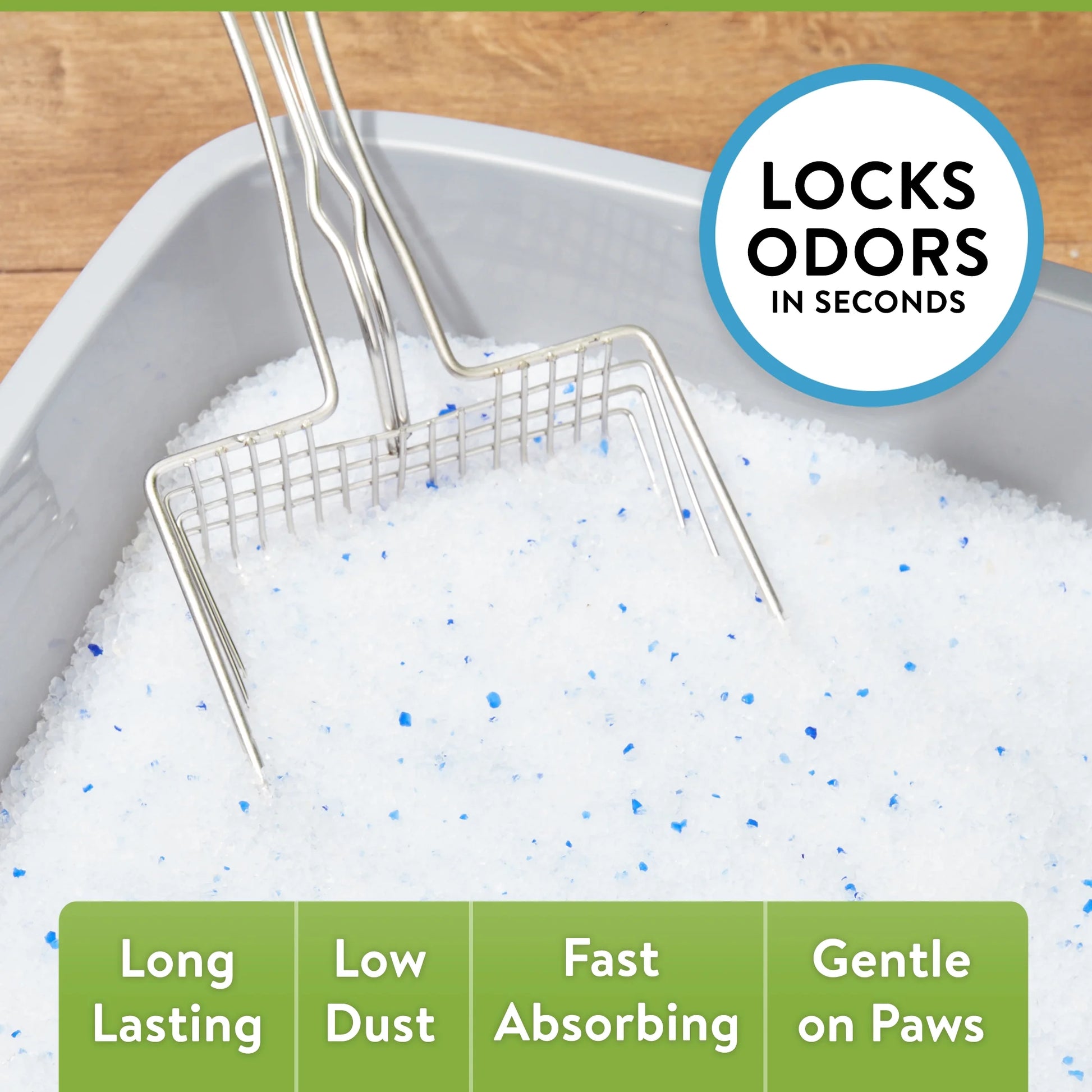 (4 Pack)  Mini Crystal Unscented Cat Litter, 8 Lb