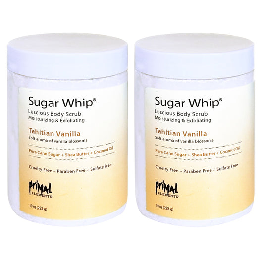 Sugar Whip Moisturizing Sugar Scrub - Tahitian Vanilla, 10 Fl Oz, 2-Pack