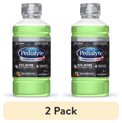 (4 Pack)  Advancedcare plus Electrolyte Drink, Kiwi Berry Mist, 1 Liter