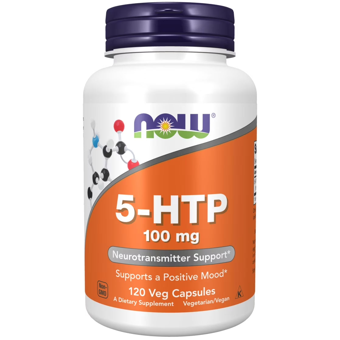 (2 Pack)  Supplements, 5-HTP (5-Hydroxytryptophan) 100 Mg, Neurotransmitter Support*, 120 Veg Capsules