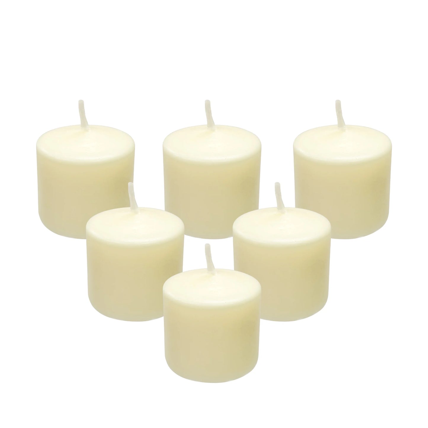 Unscented Votive Candles, Ivory, 16-Pack