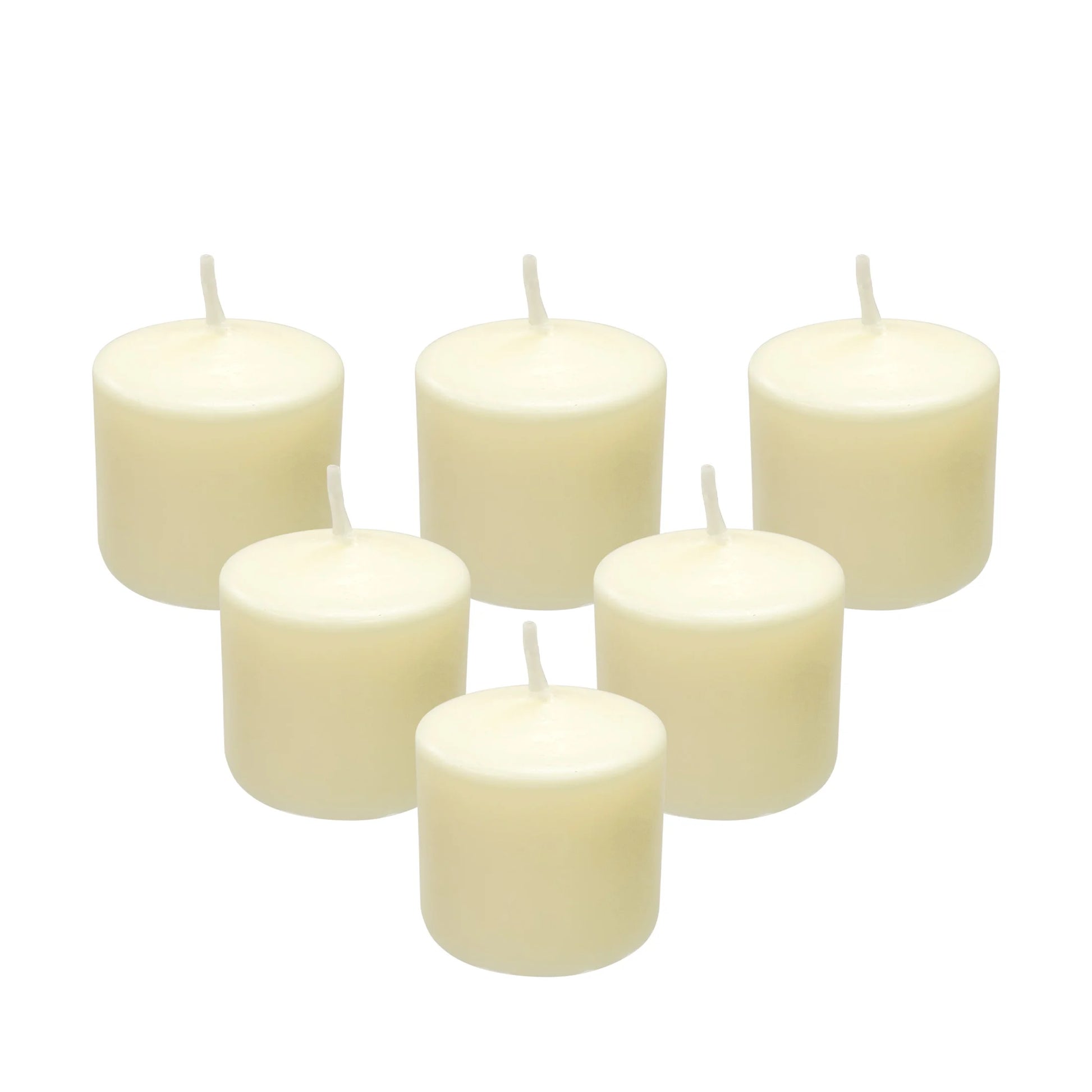 Unscented Votive Candles, Ivory, 16-Pack