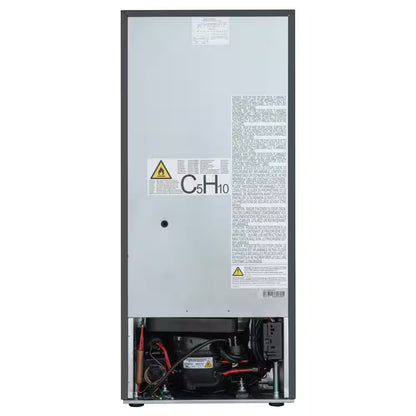 Reserve 15 In. under Counter Panel Ready Dual Zone Built-In Wine Cooler with Black Shelves 23 Bottle Capacity