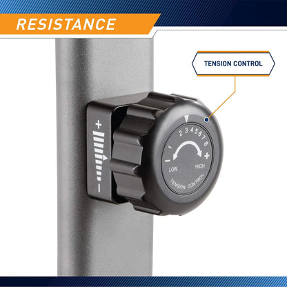 Upright Exercise Bike with Adjustable Seat and 8 Magnetic Resistance Levels NS-40504U