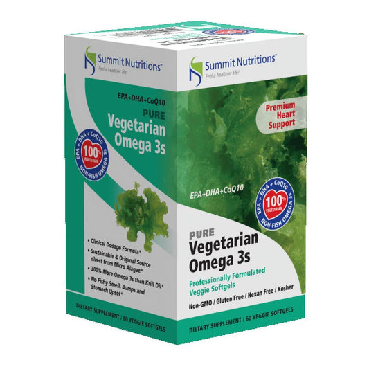 pure Vegetarian Omega 3S Dietary Supplement Veggie, 60 Count