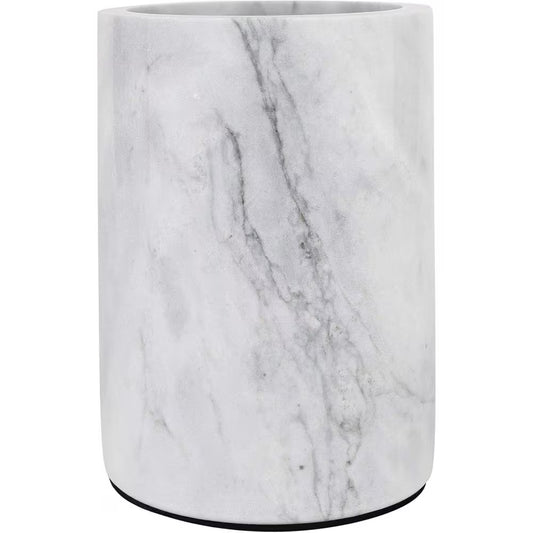 0.79 Qt. Marble Wine Chiller-1-Bottle Capacity-White-Stone-Kitchen Cooler
