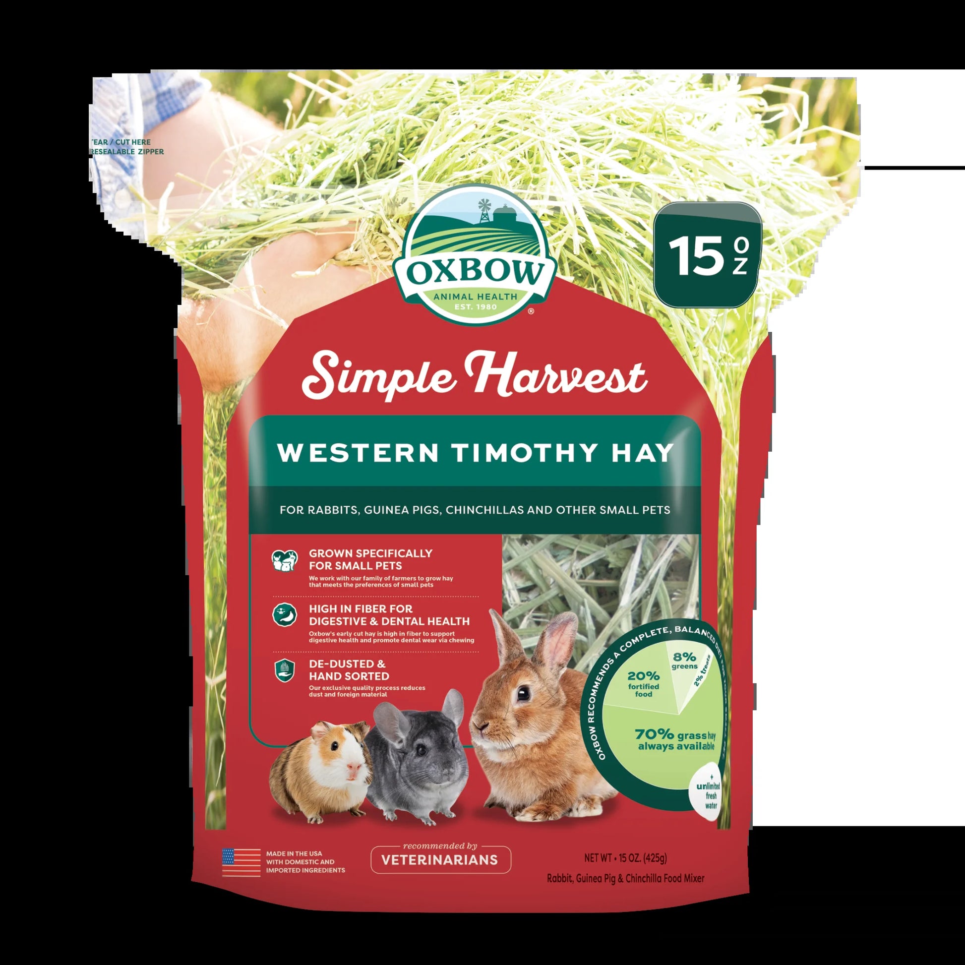 Simple Harvest Western Timothy Hay 15Oz.