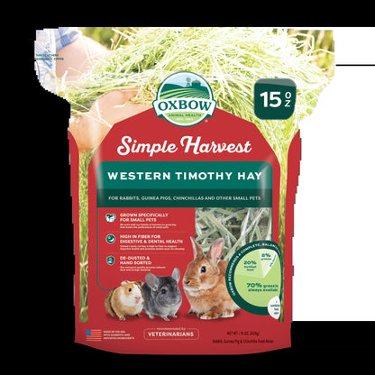 Simple Harvest Western Timothy Hay 15Oz.