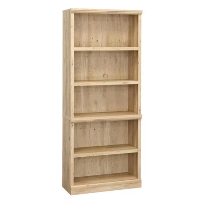 35.276 In. Wide Laurel Oak 5-Shelf Standard Bookcase