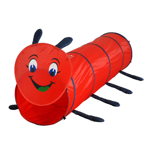 Pop up 6 Feet Long Caterpillar Play Tunnel for Pets & Kids