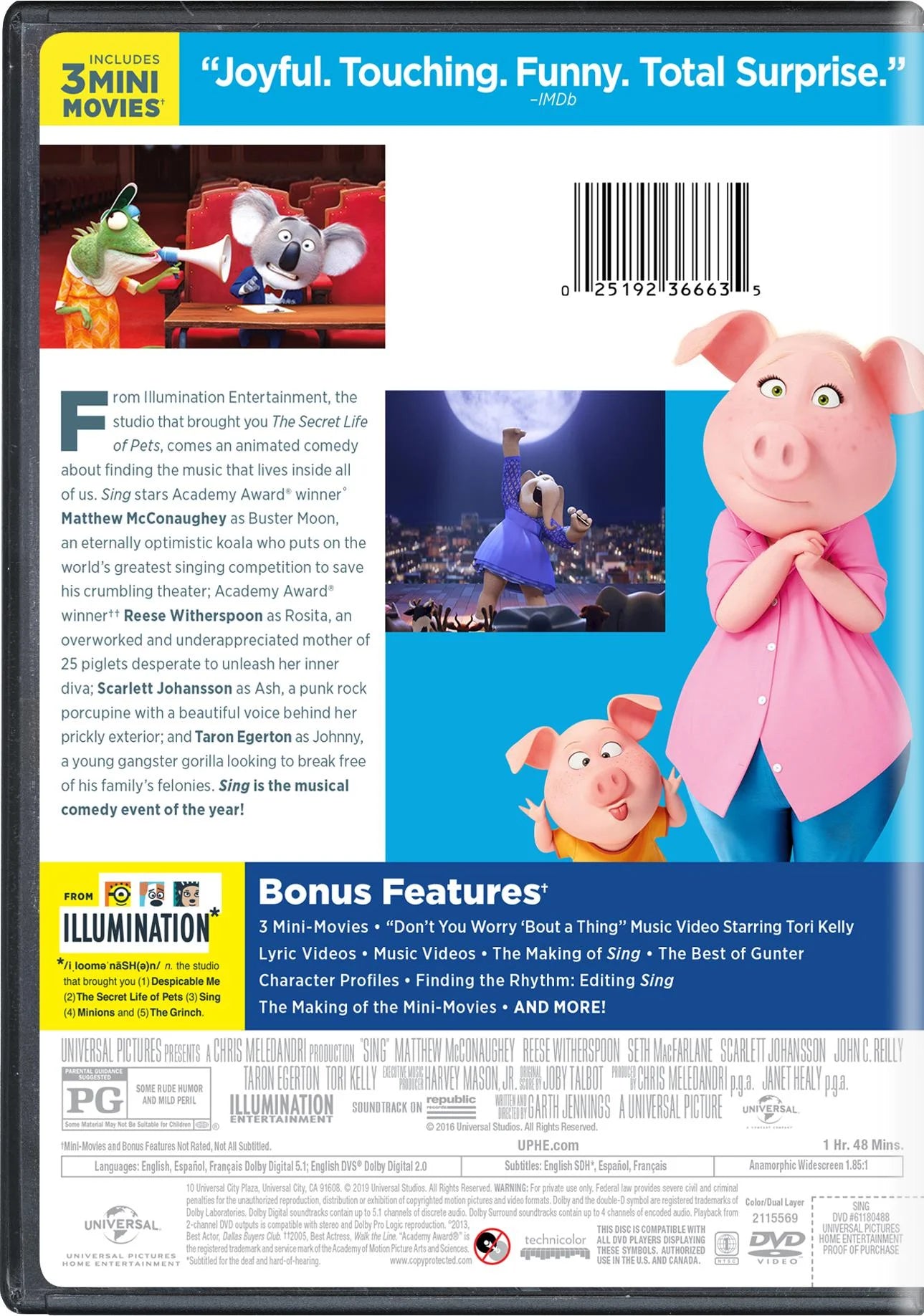 Sing (Special Edition) [DVD]