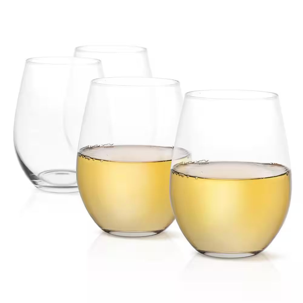 20 Oz. Spirits Large Stemless Wine Glasses (Set of 8)