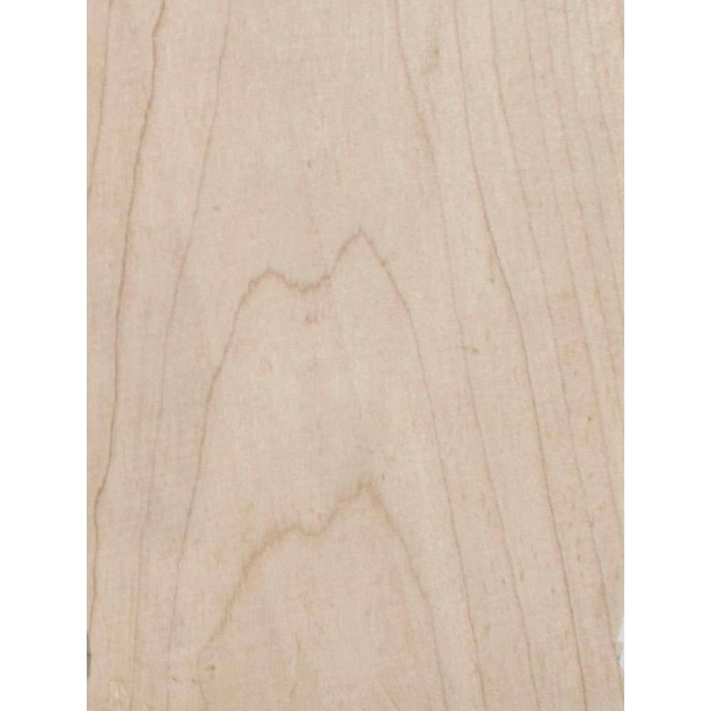 4 In. X 1/2 In. Unfinished Medium Hand Carved North American Solid Hard Maple Decorative Rosette Wood Applique