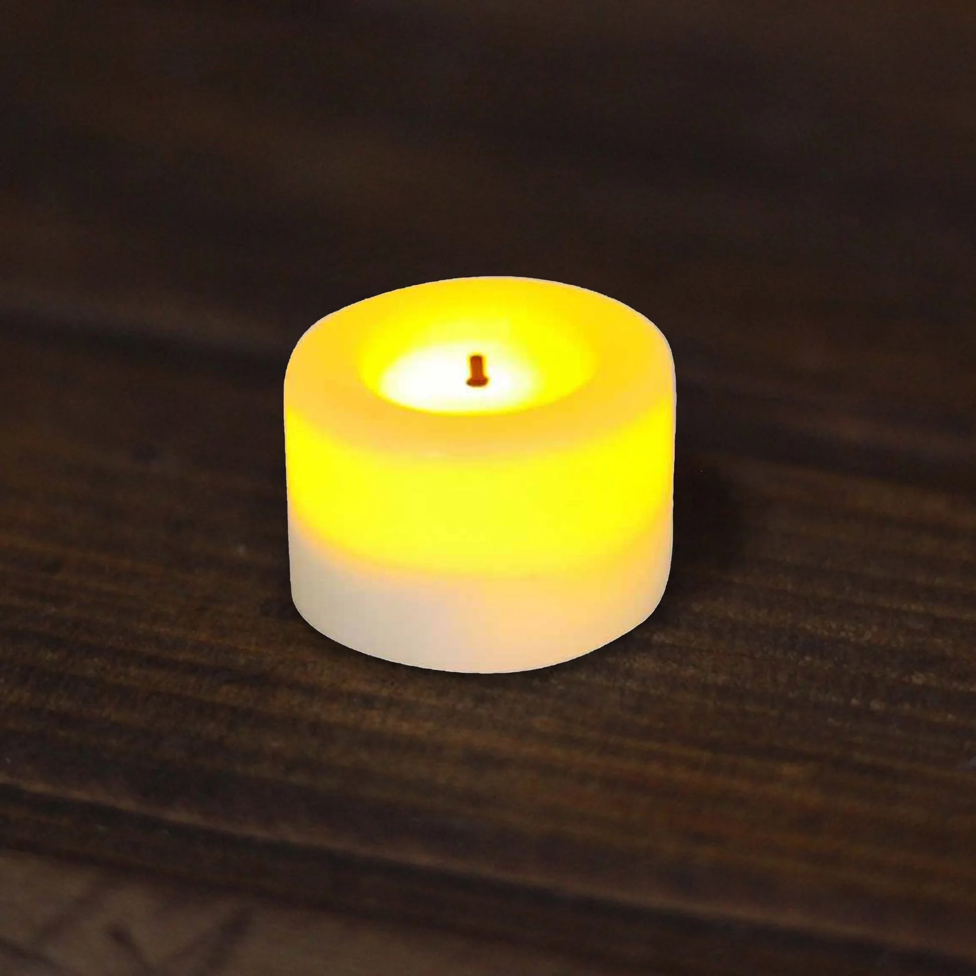 (3 Pack)  Unscented Flameless LED Tealights, Ivory, 6 Count