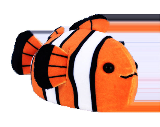 Zhuzhu Aquarium Motorized Fish Toy – Finnegan the Clown Fish - No Water, No Mess, All Fun