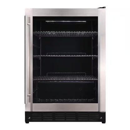 23.4 In. 50 Bottle, 154 Can, Wine and Beverage Cooler with Stainless Steel Door