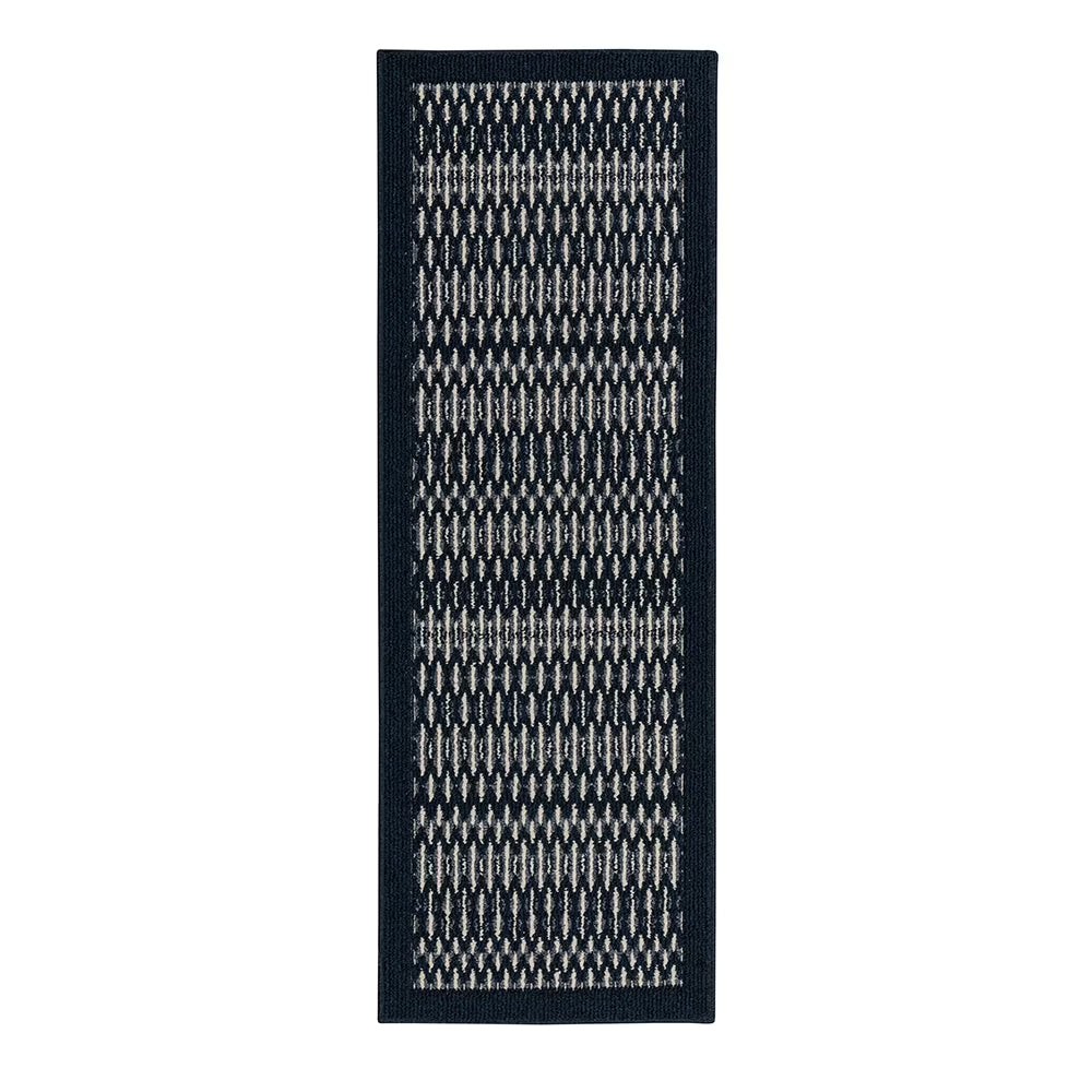 Silvestre Border Indoor Area Rug, Dark Blue, 30" X 45"