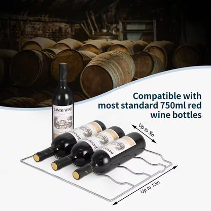 17 In. Wine Cooler 24 Bottle Freestanding Wine Refrigerator with Door Lock, Black