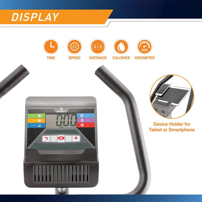 Upright Exercise Bike with Adjustable Seat and 8 Magnetic Resistance Levels NS-40504U