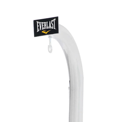 Single Station Heavy-Duty Punching Bag Stand, Powder-Coated Steel, 100 Lb Capacity, White