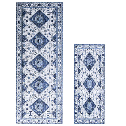 Wyatt & Ash Washable 2-Pack Runner and Accent Rug, Cyrus