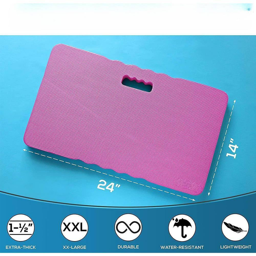 24 In. Thick Kneeling Pad, Garden Kneeler for Gardening, Pink