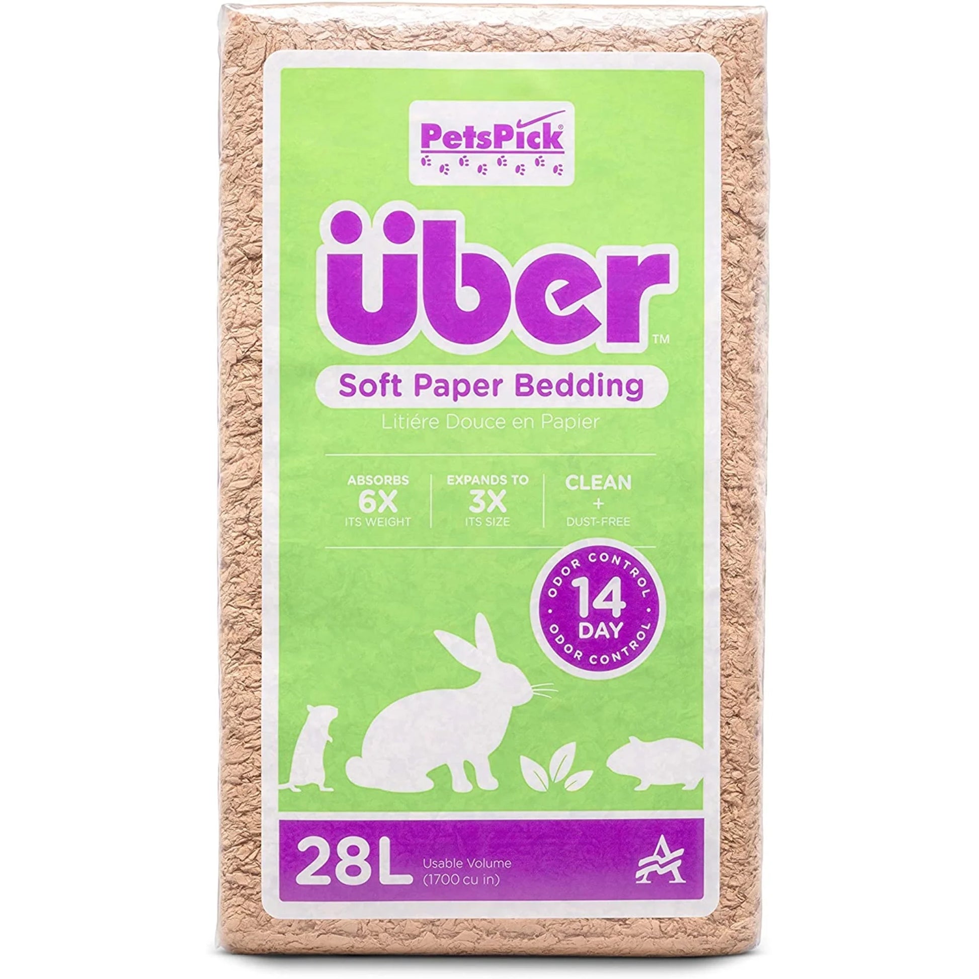 28L Natural Uber Pet Bedding for Small Animals