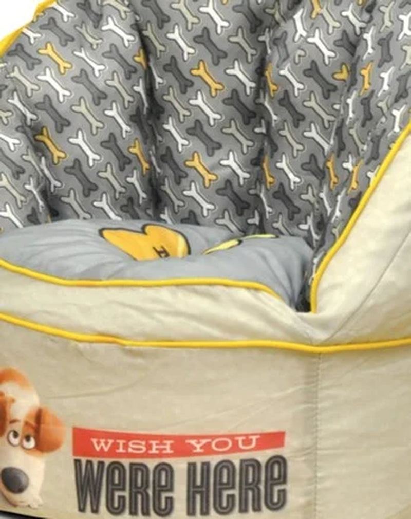 Secret Life of Pets Toddler Bean Bag Chair, Grey Polyester