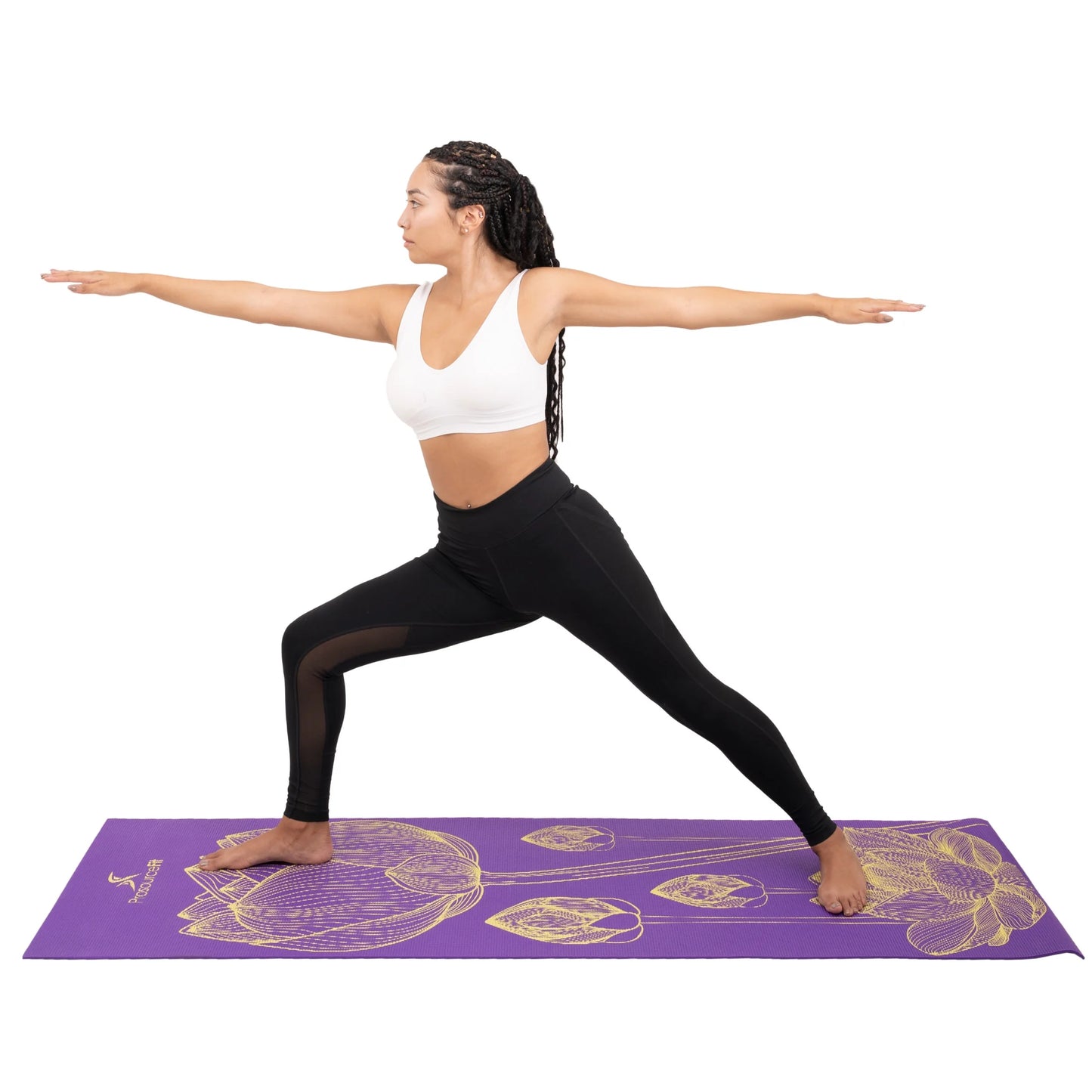 Yoga Mats 3/16 in (5Mm) Thick W/ Exclusive Printed Designs