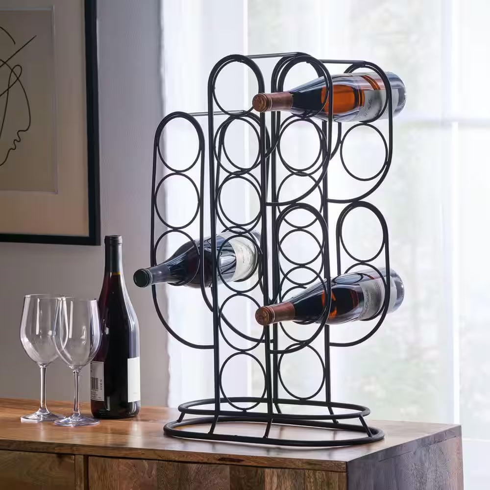 13-Bottle the Unique Cactus Shape Wine Rack
