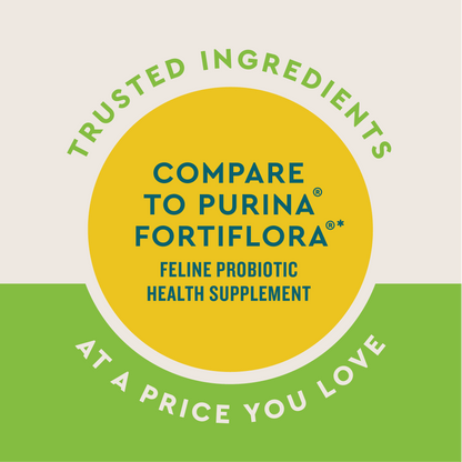 Probiotic Cat Powder Supplement for Digestive Health, 30 Packets