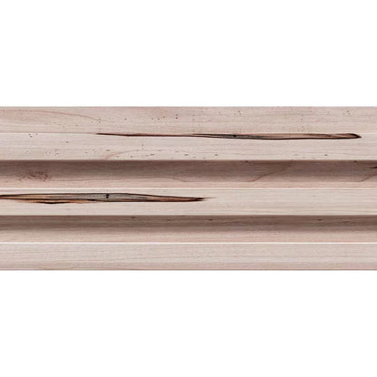 0.375 In. D X 5 In. W X 47.5 In. L Unfinished Ambrosia Maple Wood Accent Wall Panel Moulding