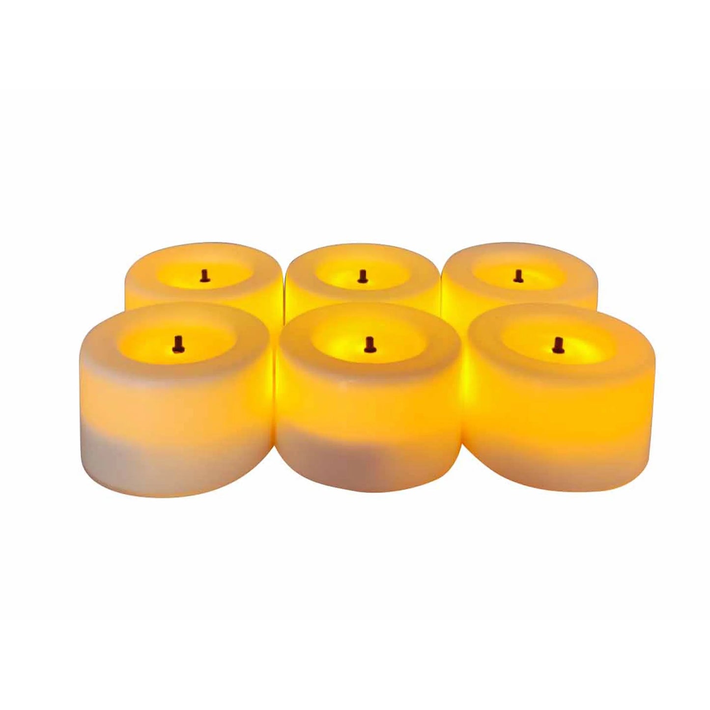 Unscented Led Tealights Flameless Candles, White, 4.60", 0.18 Lb