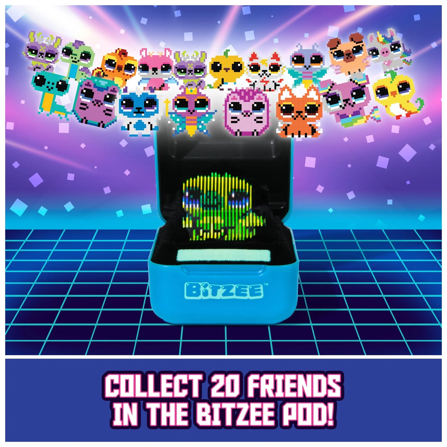 , Magicals Interactive Digital Pet with 20 Characters Inside, Reacts to Touch