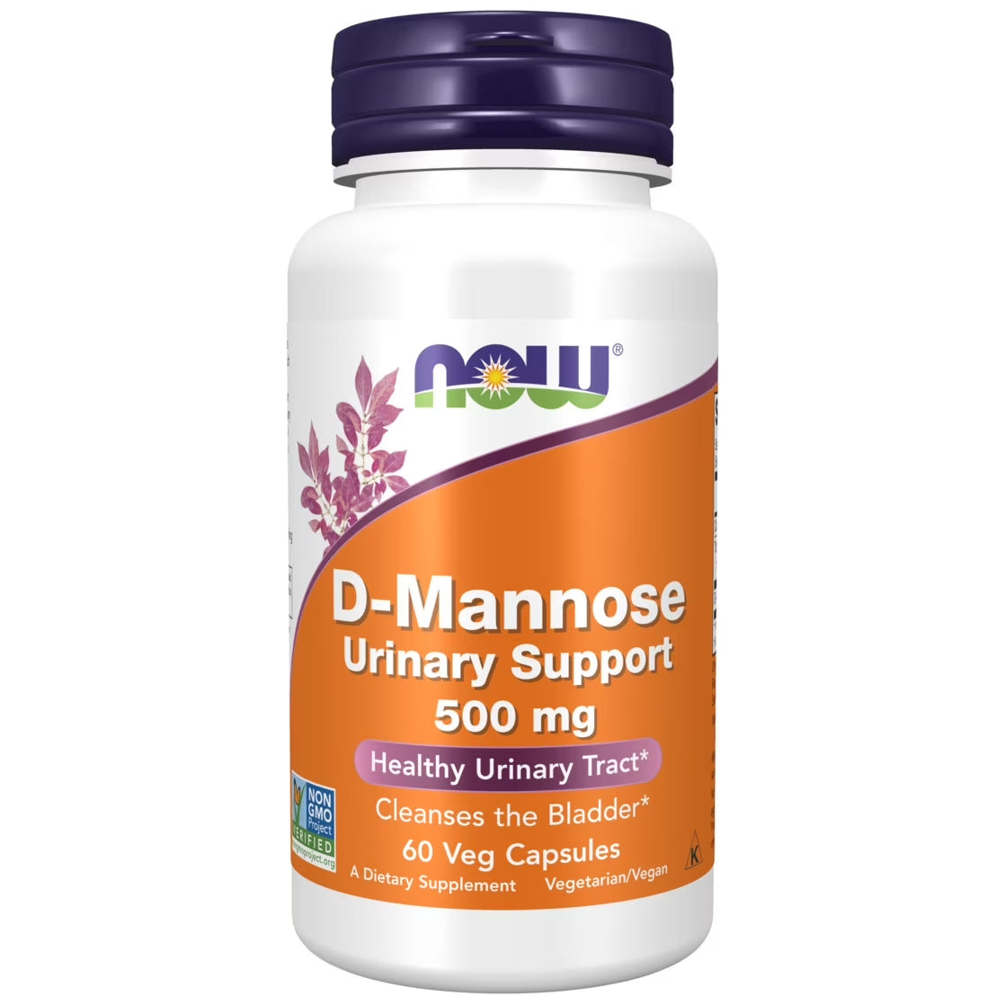 Supplements, D-Mannose 500 Mg, Non-Gmo Project Verified, Healthy Urinary Tract*, 60 Veg Capsules