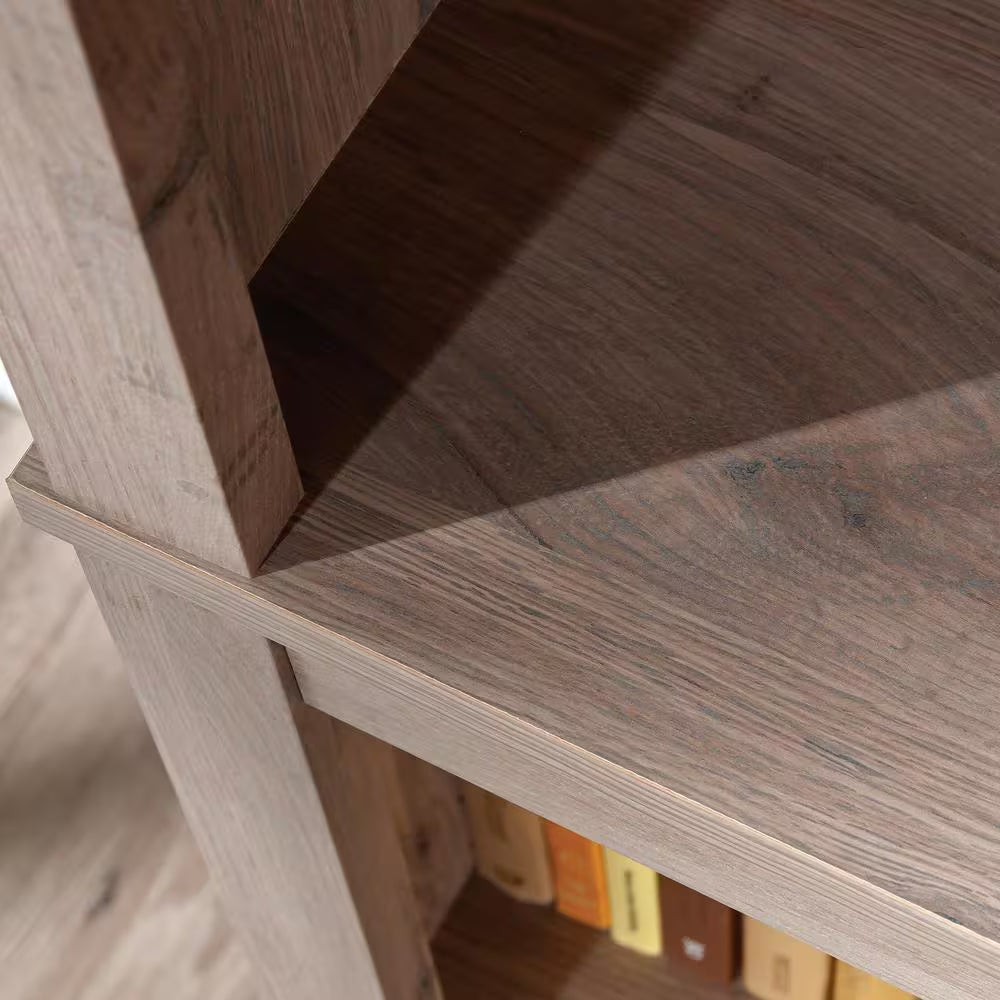 35.276 In. Wide Laurel Oak 5-Shelf Standard Bookcase