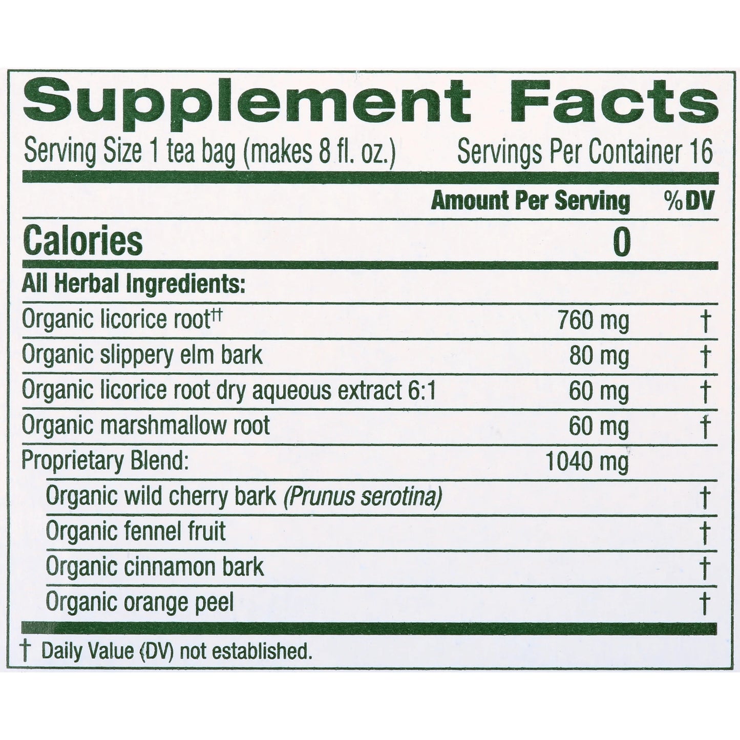 (4 Pack) , Organic Throat Coat, Tea Bags, 16 Count