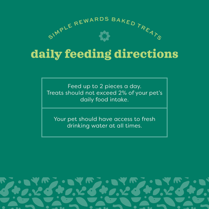 Simple Rewards Apple Banana Treats 3Oz.