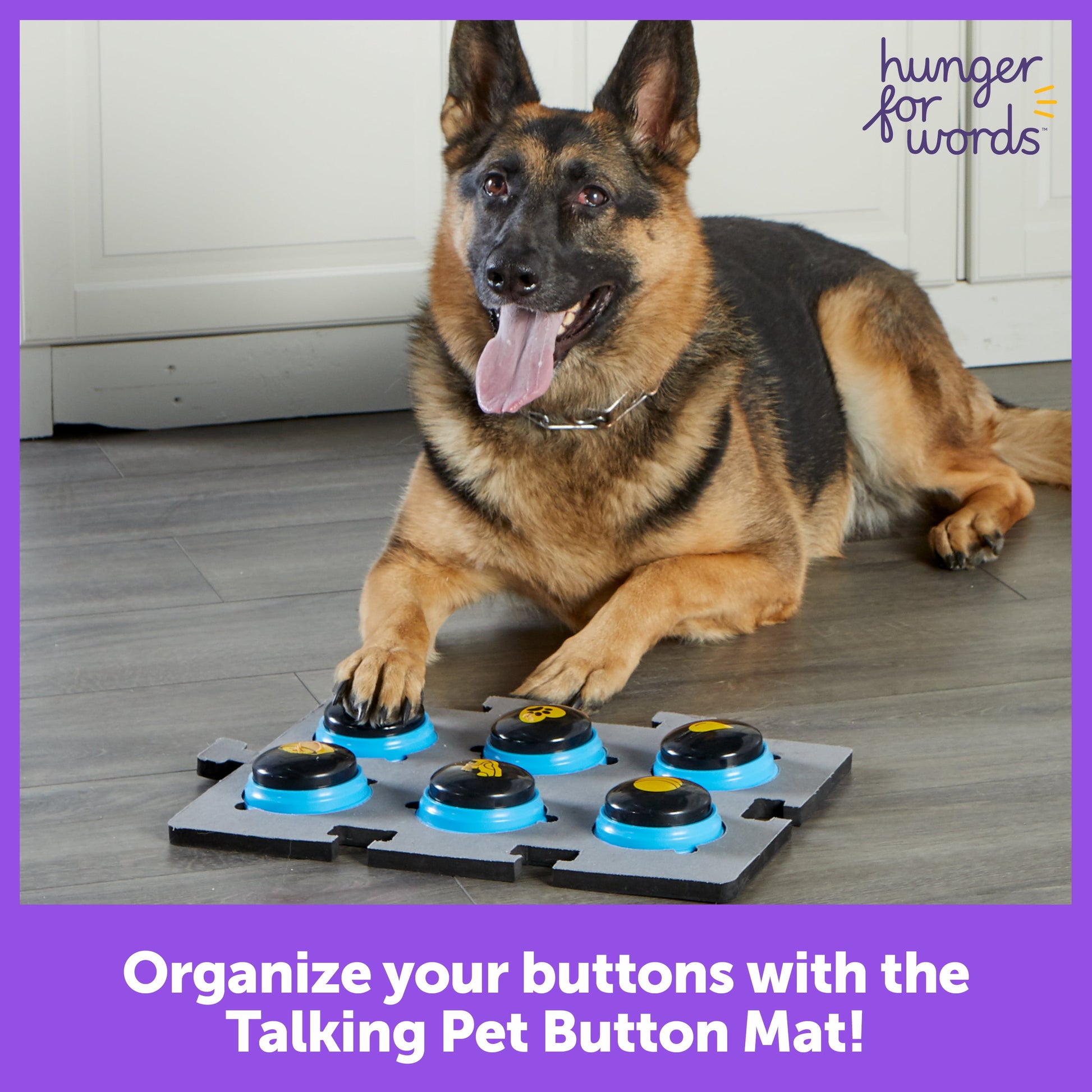 1- Piece Mat for Dog Communication Buttons