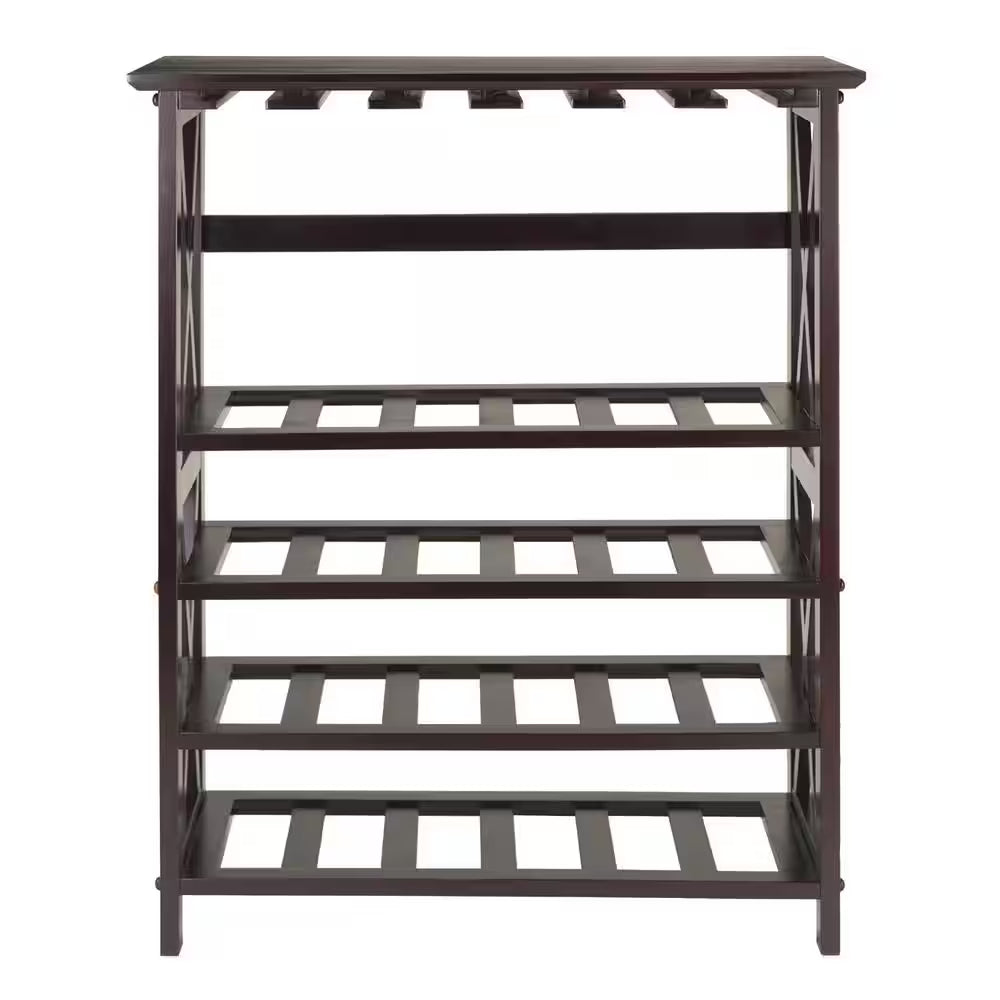 24-Bottles Coffee Wine Rack