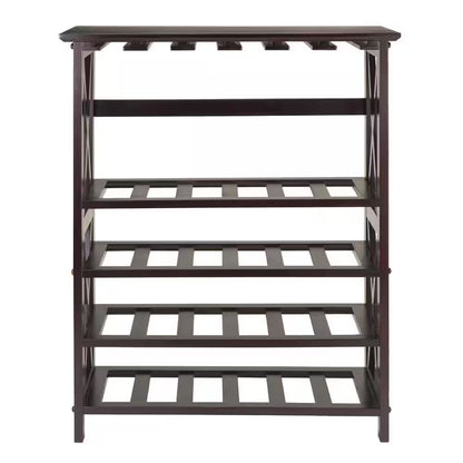 24-Bottles Coffee Wine Rack