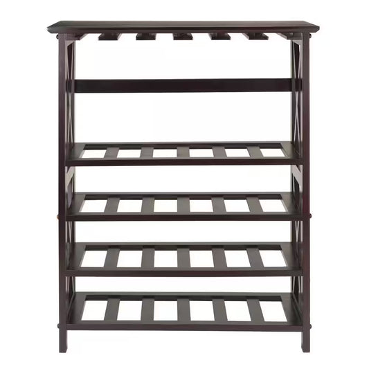 24-Bottles Coffee Wine Rack