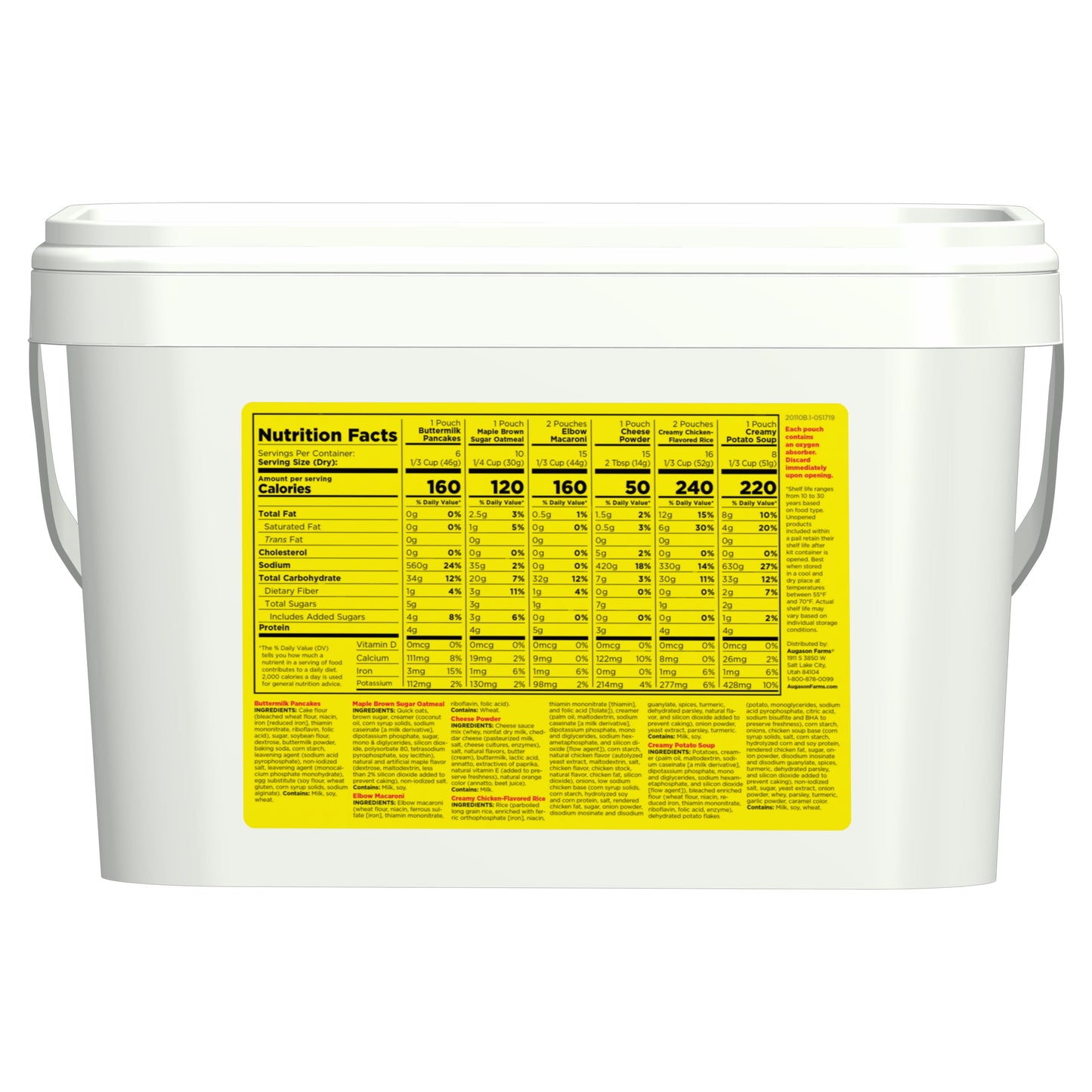 (2 Pack) (2 Pack)  48-Hour 4-Person Emergency Food Supply, 95 Oz