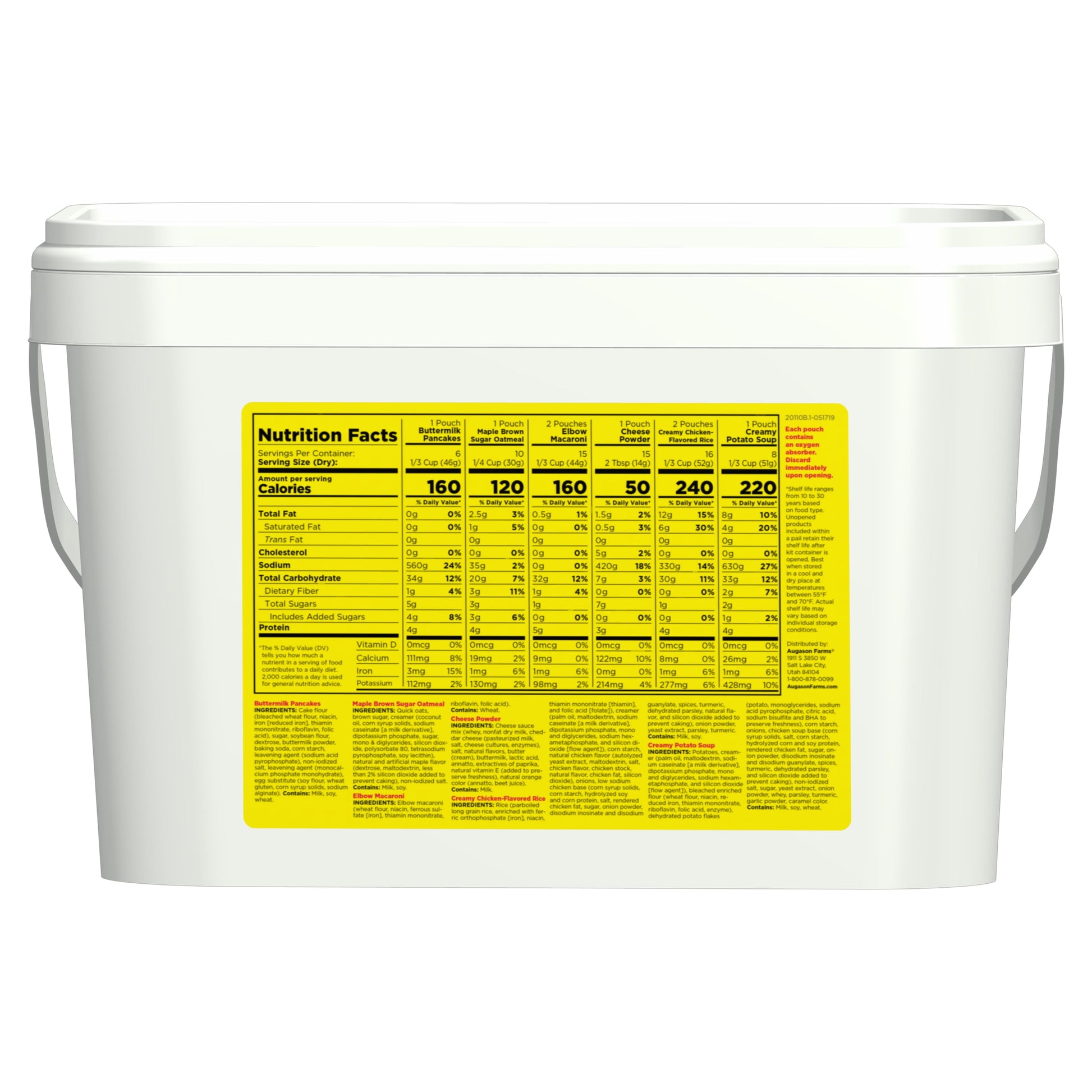 (2 Pack) (2 Pack)  48-Hour 4-Person Emergency Food Supply, 95 Oz